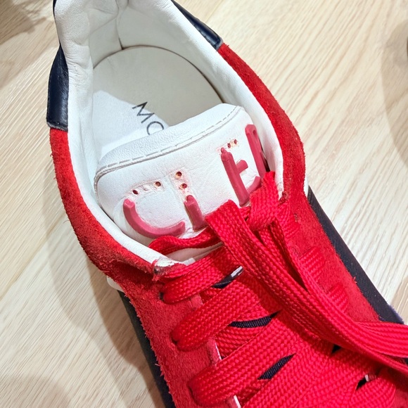 Moncler Horace low-top sneakers in a tricolor suede and nylon Unisex M8 W10 - Picture 11 of 15